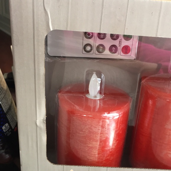 MIKASA Set of 3 Realistic Flame LED Candles - Picture 4 of 6